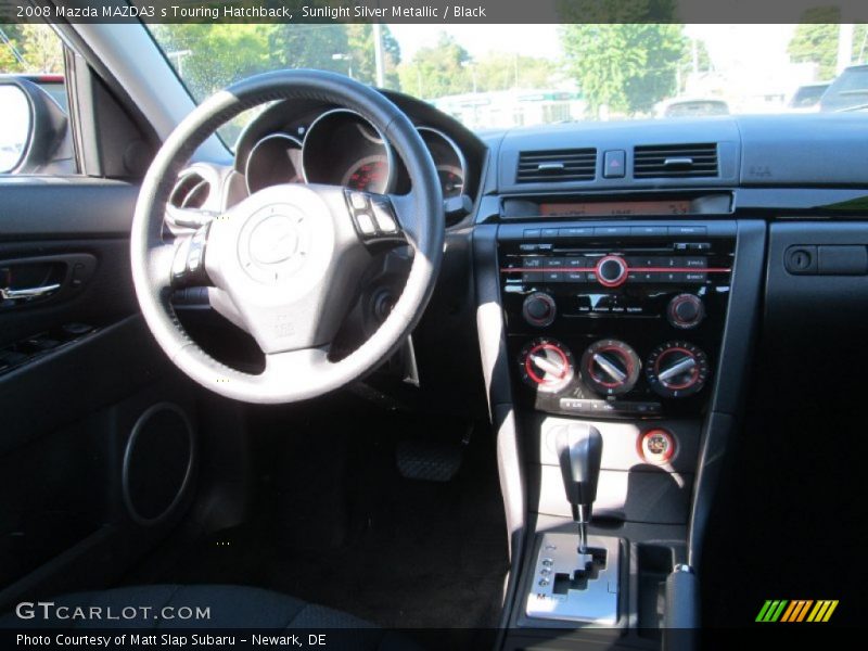 Sunlight Silver Metallic / Black 2008 Mazda MAZDA3 s Touring Hatchback