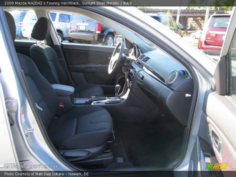 Sunlight Silver Metallic / Black 2008 Mazda MAZDA3 s Touring Hatchback