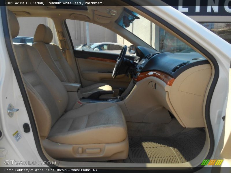 Premium White Pearl / Parchment 2005 Acura TSX Sedan