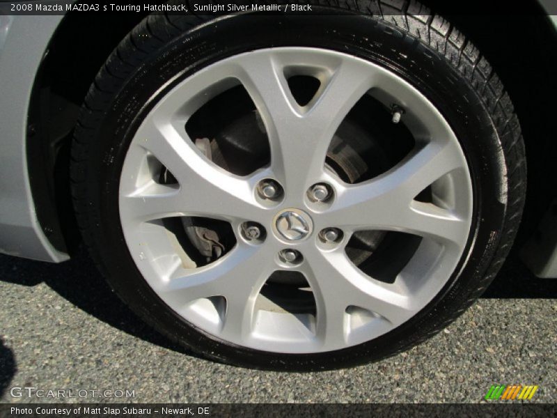 Sunlight Silver Metallic / Black 2008 Mazda MAZDA3 s Touring Hatchback