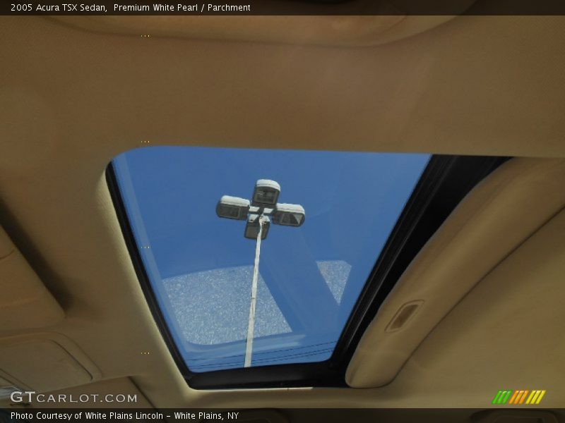 Premium White Pearl / Parchment 2005 Acura TSX Sedan