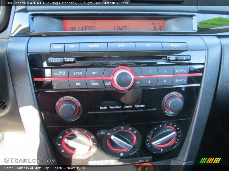 Sunlight Silver Metallic / Black 2008 Mazda MAZDA3 s Touring Hatchback