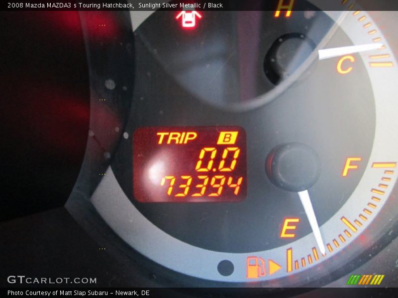 Sunlight Silver Metallic / Black 2008 Mazda MAZDA3 s Touring Hatchback
