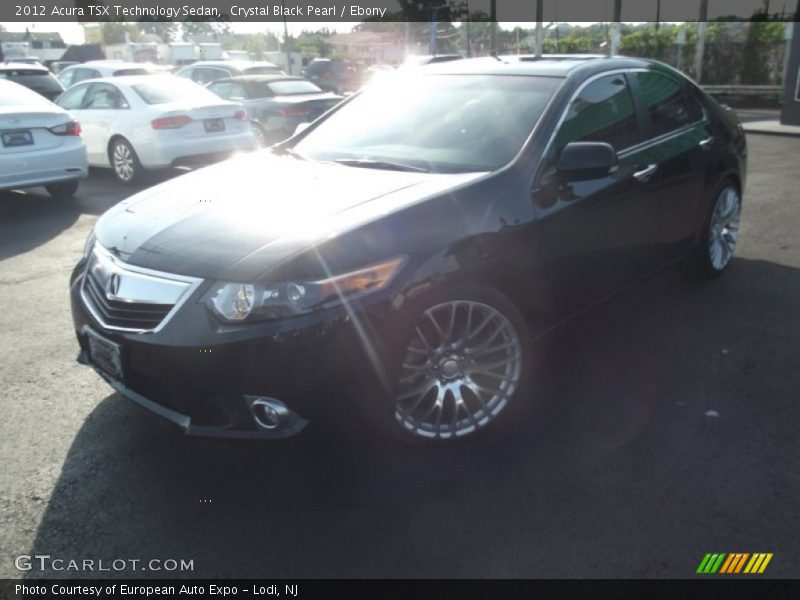 Crystal Black Pearl / Ebony 2012 Acura TSX Technology Sedan