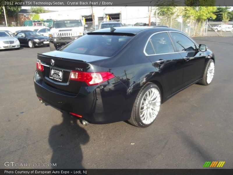 Crystal Black Pearl / Ebony 2012 Acura TSX Technology Sedan
