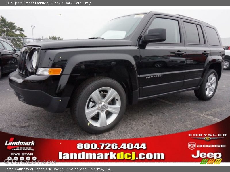 Black / Dark Slate Gray 2015 Jeep Patriot Latitude
