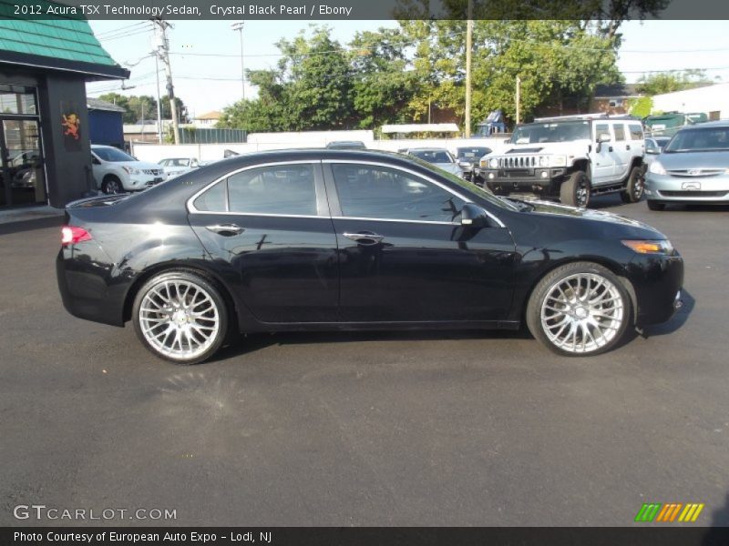 Crystal Black Pearl / Ebony 2012 Acura TSX Technology Sedan