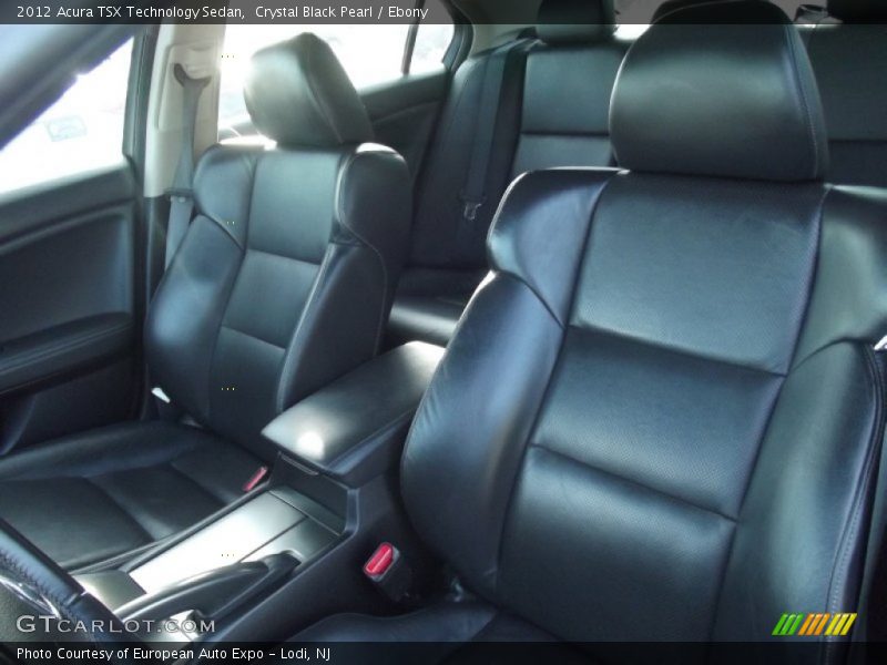 Crystal Black Pearl / Ebony 2012 Acura TSX Technology Sedan