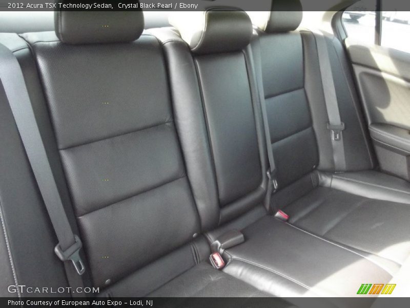 Crystal Black Pearl / Ebony 2012 Acura TSX Technology Sedan