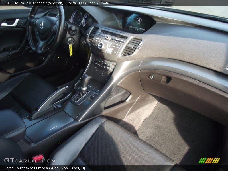 Crystal Black Pearl / Ebony 2012 Acura TSX Technology Sedan
