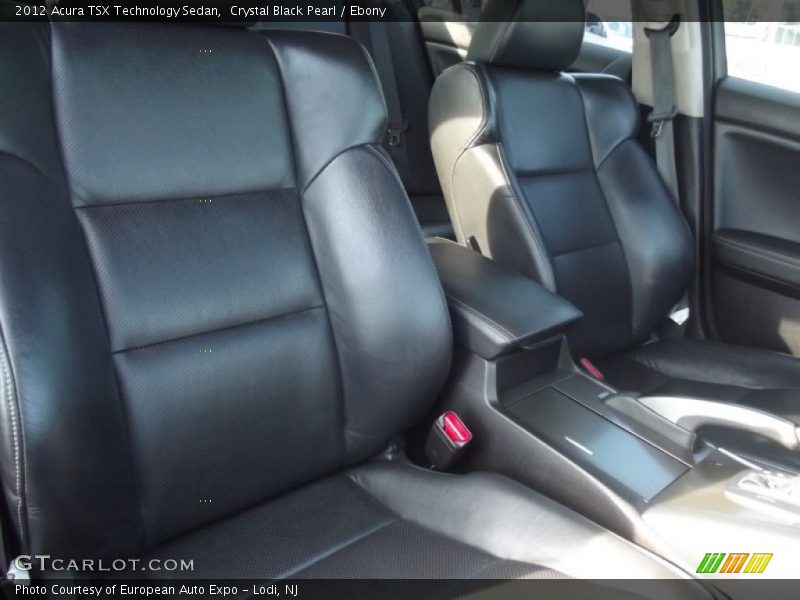 Crystal Black Pearl / Ebony 2012 Acura TSX Technology Sedan