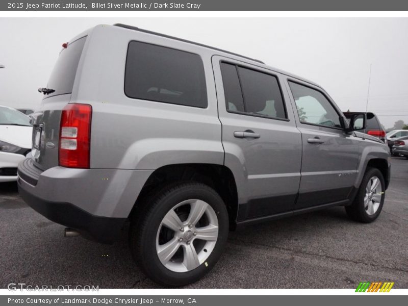 Billet Silver Metallic / Dark Slate Gray 2015 Jeep Patriot Latitude