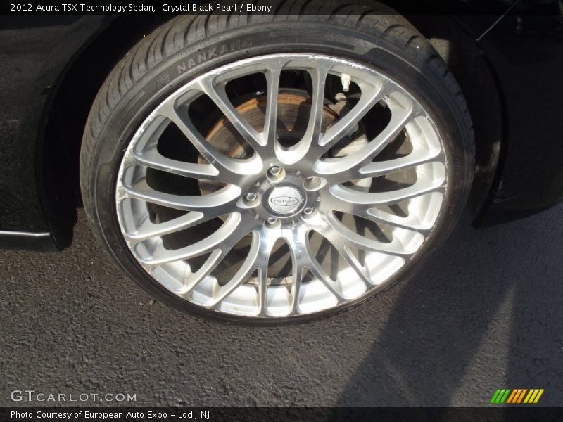 Crystal Black Pearl / Ebony 2012 Acura TSX Technology Sedan