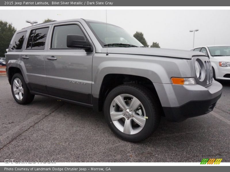 Billet Silver Metallic / Dark Slate Gray 2015 Jeep Patriot Latitude