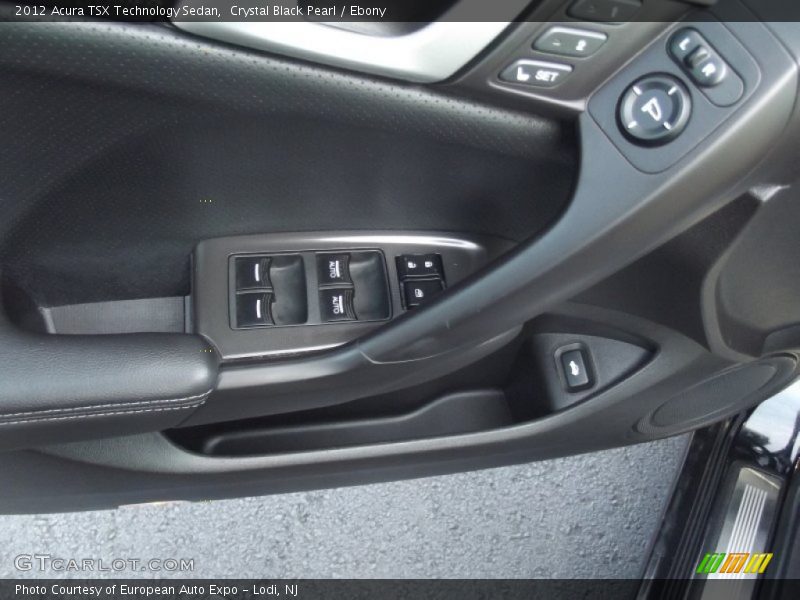 Crystal Black Pearl / Ebony 2012 Acura TSX Technology Sedan