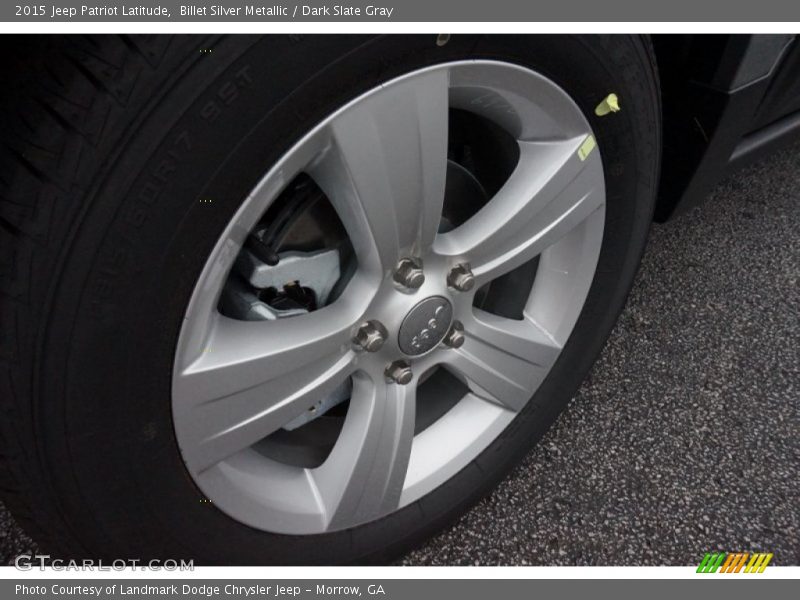Billet Silver Metallic / Dark Slate Gray 2015 Jeep Patriot Latitude