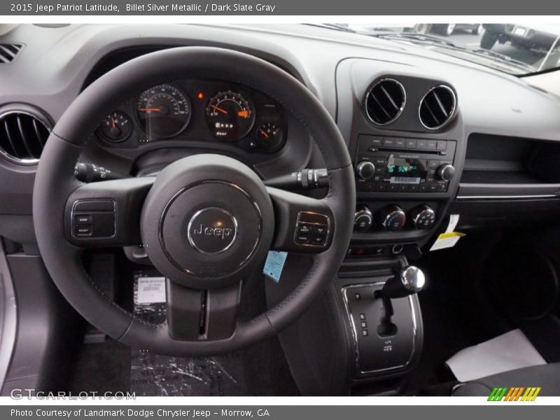 Billet Silver Metallic / Dark Slate Gray 2015 Jeep Patriot Latitude