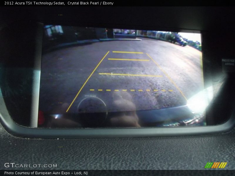 Crystal Black Pearl / Ebony 2012 Acura TSX Technology Sedan