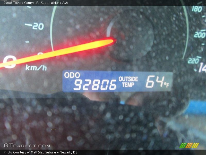 Super White / Ash 2008 Toyota Camry LE