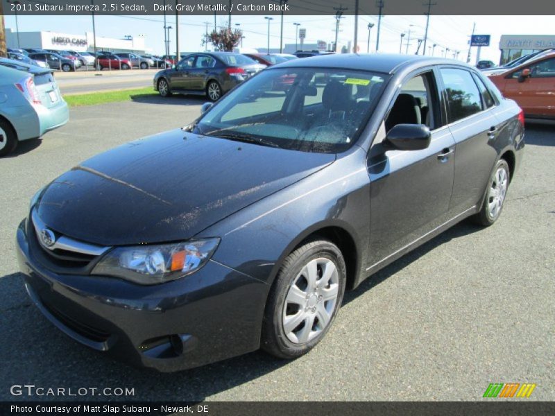 Dark Gray Metallic / Carbon Black 2011 Subaru Impreza 2.5i Sedan