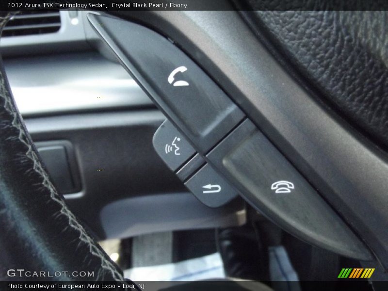 Crystal Black Pearl / Ebony 2012 Acura TSX Technology Sedan