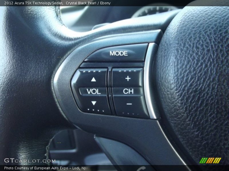 Crystal Black Pearl / Ebony 2012 Acura TSX Technology Sedan