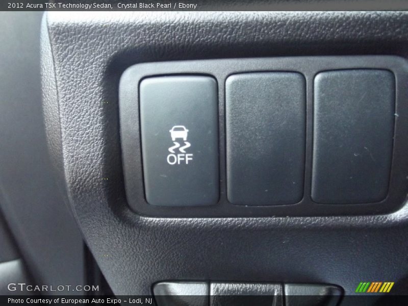 Crystal Black Pearl / Ebony 2012 Acura TSX Technology Sedan