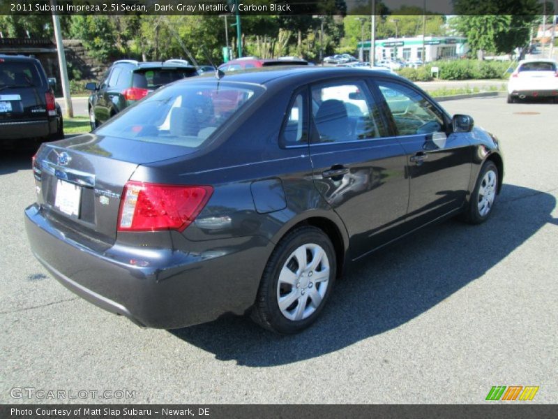 Dark Gray Metallic / Carbon Black 2011 Subaru Impreza 2.5i Sedan