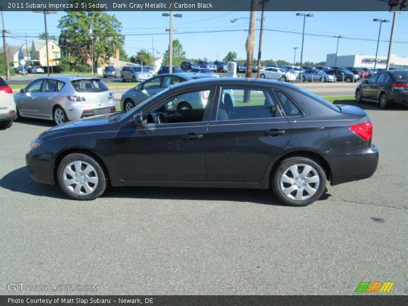 Dark Gray Metallic / Carbon Black 2011 Subaru Impreza 2.5i Sedan