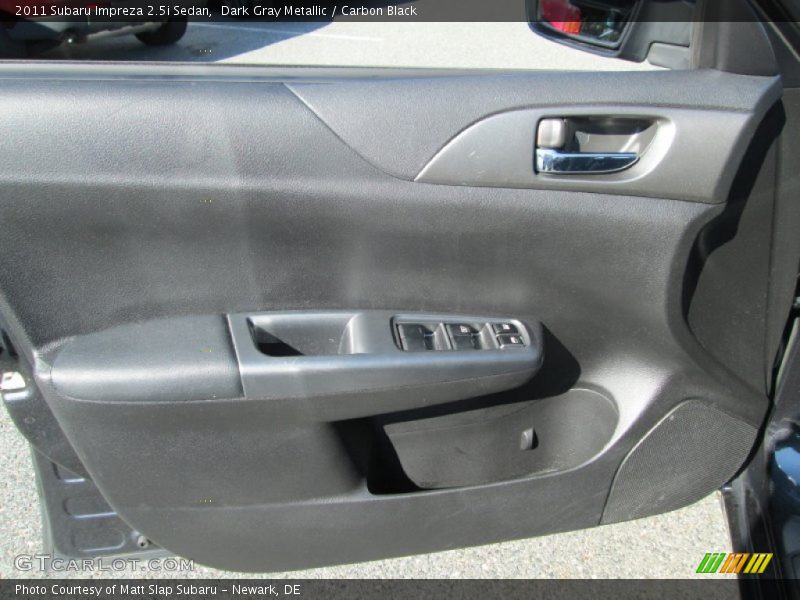 Dark Gray Metallic / Carbon Black 2011 Subaru Impreza 2.5i Sedan