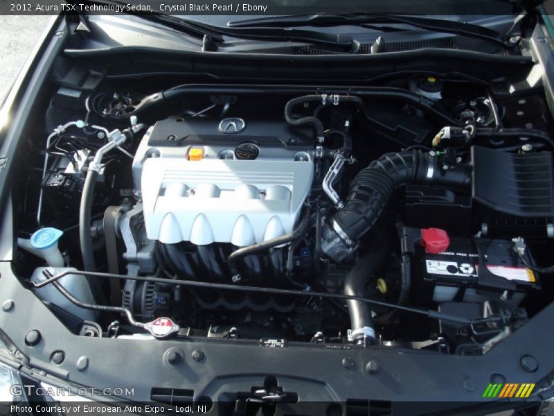 Crystal Black Pearl / Ebony 2012 Acura TSX Technology Sedan