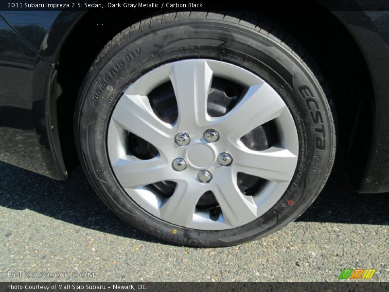 Dark Gray Metallic / Carbon Black 2011 Subaru Impreza 2.5i Sedan