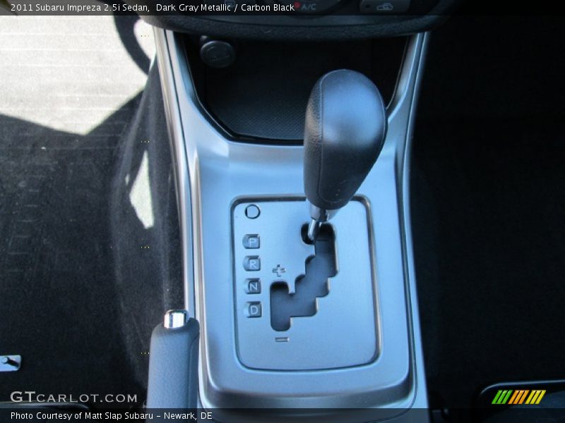 Dark Gray Metallic / Carbon Black 2011 Subaru Impreza 2.5i Sedan
