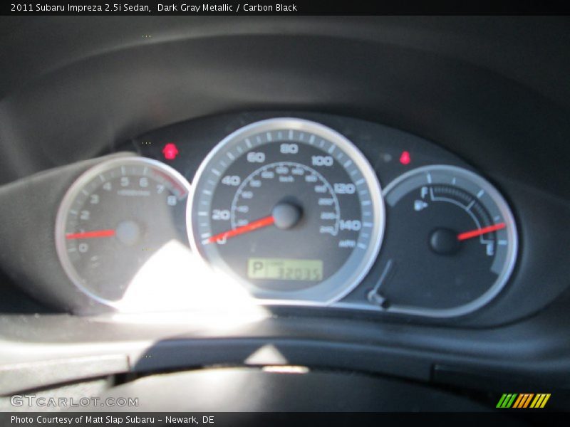 Dark Gray Metallic / Carbon Black 2011 Subaru Impreza 2.5i Sedan