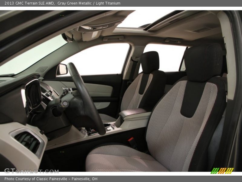 Gray Green Metallic / Light Titanium 2013 GMC Terrain SLE AWD