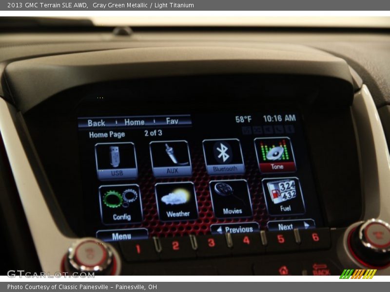 Gray Green Metallic / Light Titanium 2013 GMC Terrain SLE AWD