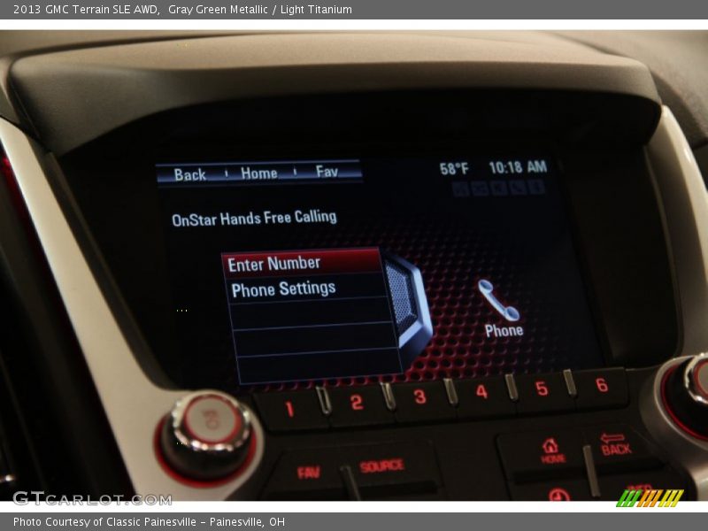 Gray Green Metallic / Light Titanium 2013 GMC Terrain SLE AWD