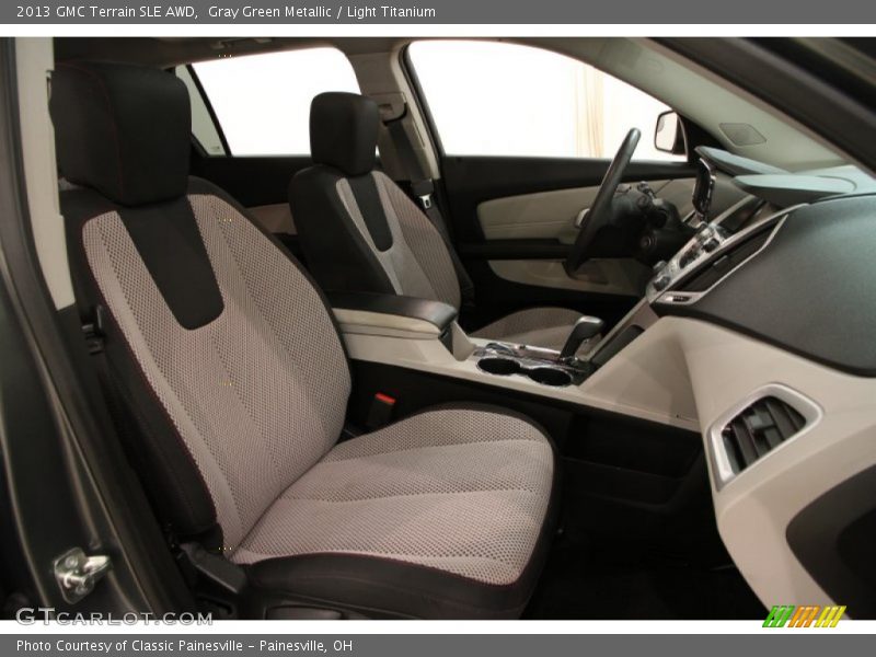Gray Green Metallic / Light Titanium 2013 GMC Terrain SLE AWD