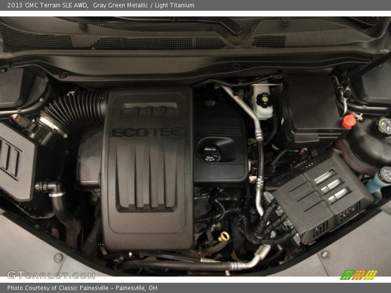 Gray Green Metallic / Light Titanium 2013 GMC Terrain SLE AWD