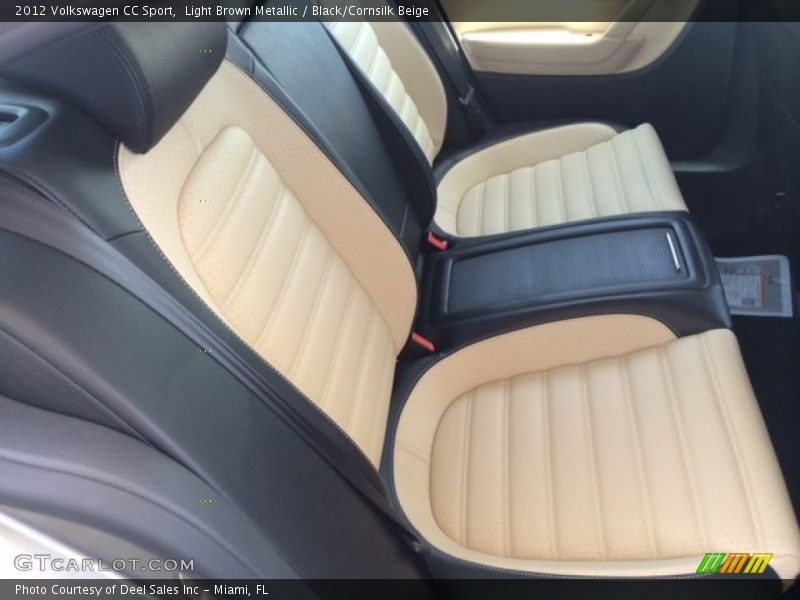 Light Brown Metallic / Black/Cornsilk Beige 2012 Volkswagen CC Sport