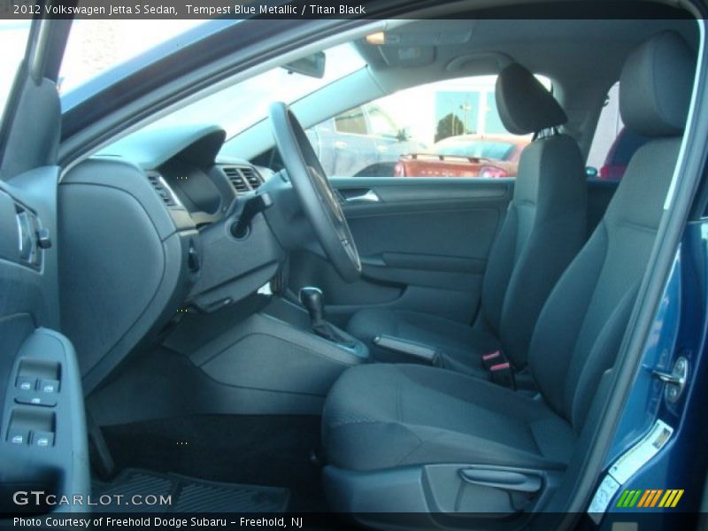Tempest Blue Metallic / Titan Black 2012 Volkswagen Jetta S Sedan