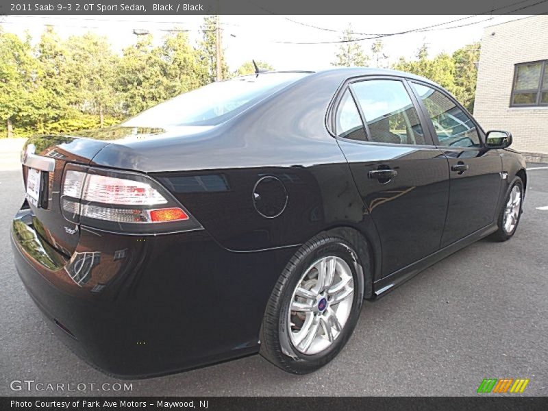 Black / Black 2011 Saab 9-3 2.0T Sport Sedan