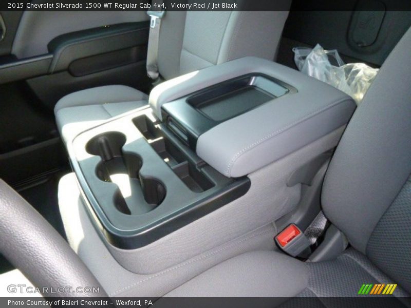 Victory Red / Jet Black 2015 Chevrolet Silverado 1500 WT Regular Cab 4x4
