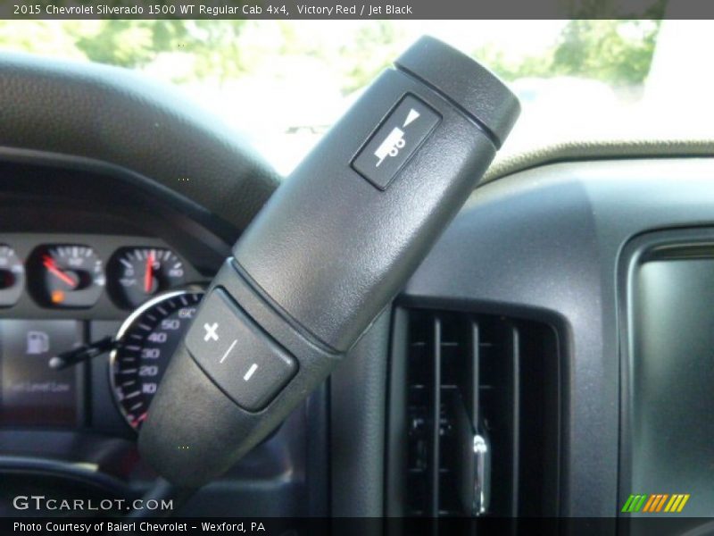 Victory Red / Jet Black 2015 Chevrolet Silverado 1500 WT Regular Cab 4x4