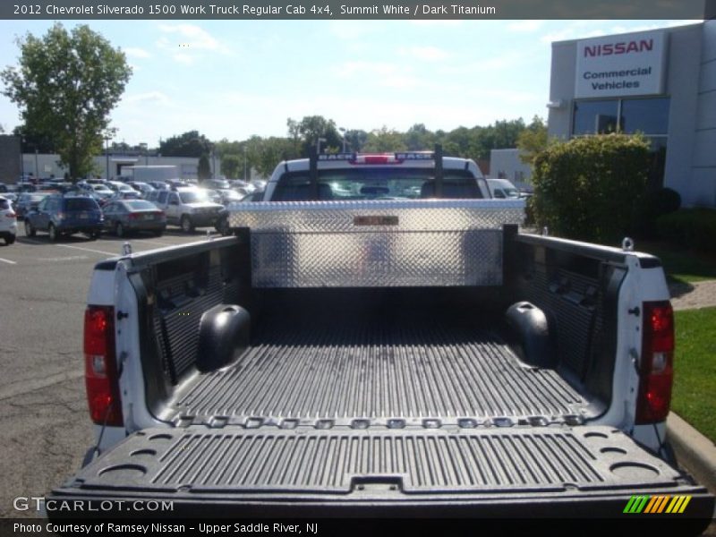 Summit White / Dark Titanium 2012 Chevrolet Silverado 1500 Work Truck Regular Cab 4x4