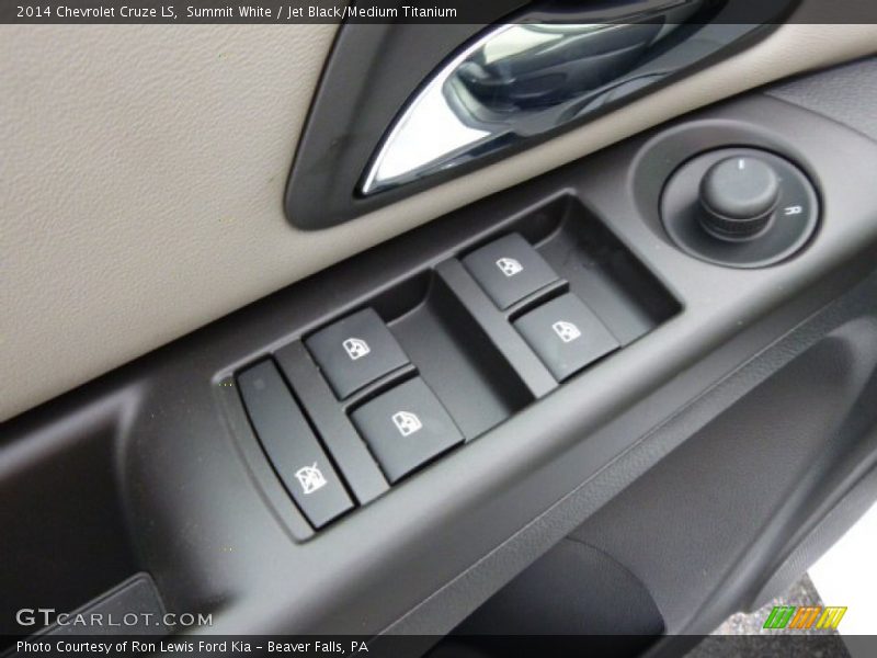 Summit White / Jet Black/Medium Titanium 2014 Chevrolet Cruze LS