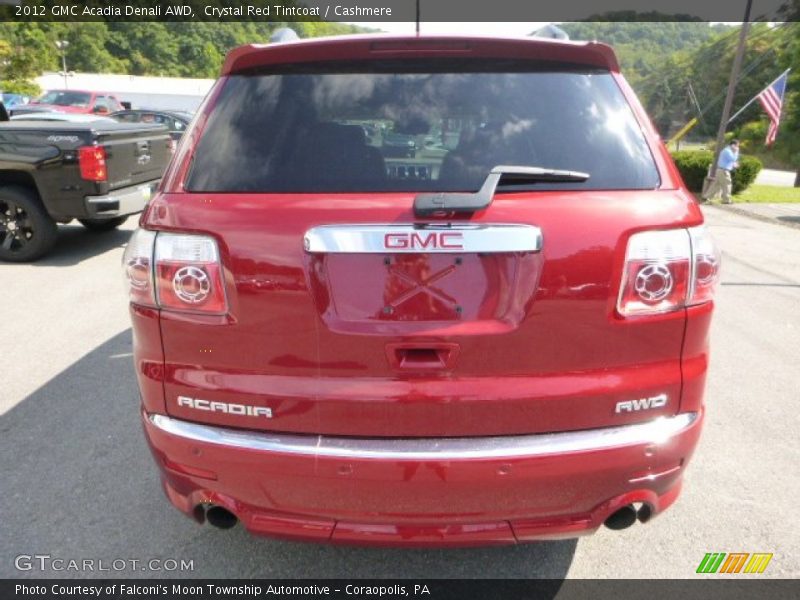 Crystal Red Tintcoat / Cashmere 2012 GMC Acadia Denali AWD