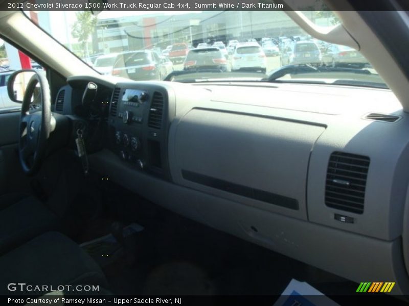 Summit White / Dark Titanium 2012 Chevrolet Silverado 1500 Work Truck Regular Cab 4x4