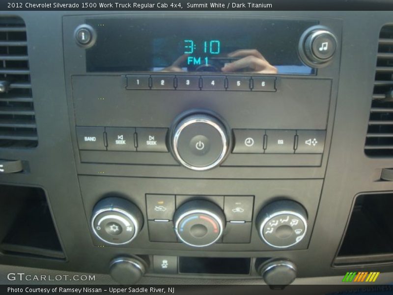 Summit White / Dark Titanium 2012 Chevrolet Silverado 1500 Work Truck Regular Cab 4x4