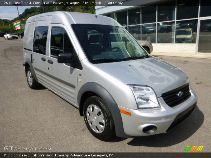 Silver Metallic / Dark Gray 2010 Ford Transit Connect XLT Passenger Wagon